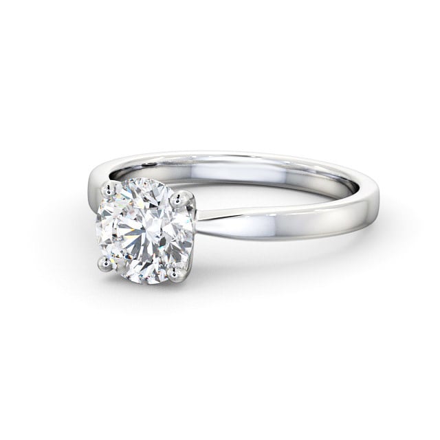 Lab Diamond Round Ring - Solitaire - Engagement Ring