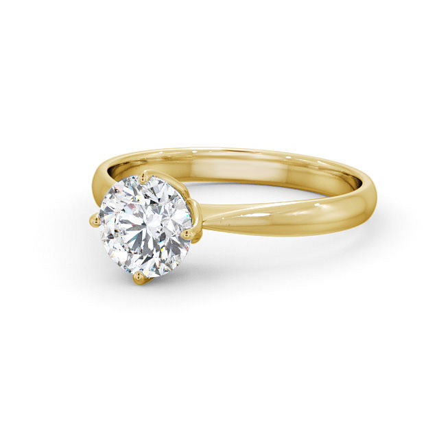 Lab Diamond Round Ring - Solitaire - Engagement Ring