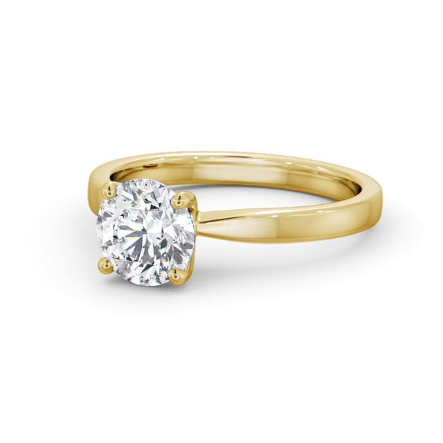 Lab Diamond Round Ring - Solitaire - Engagement Ring