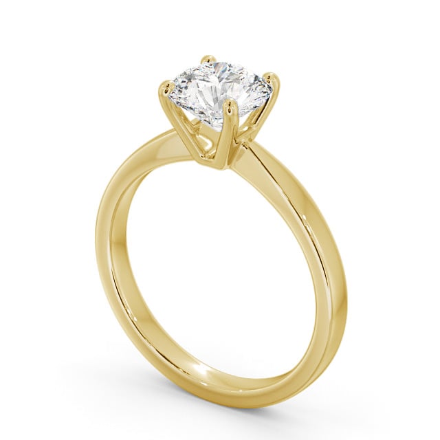 Lab Diamond Round Ring - Solitaire - Engagement Ring