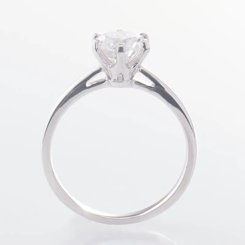 10K-18K ,Classic Solitaire Moissanite Ring,ENGAGEMENT RING