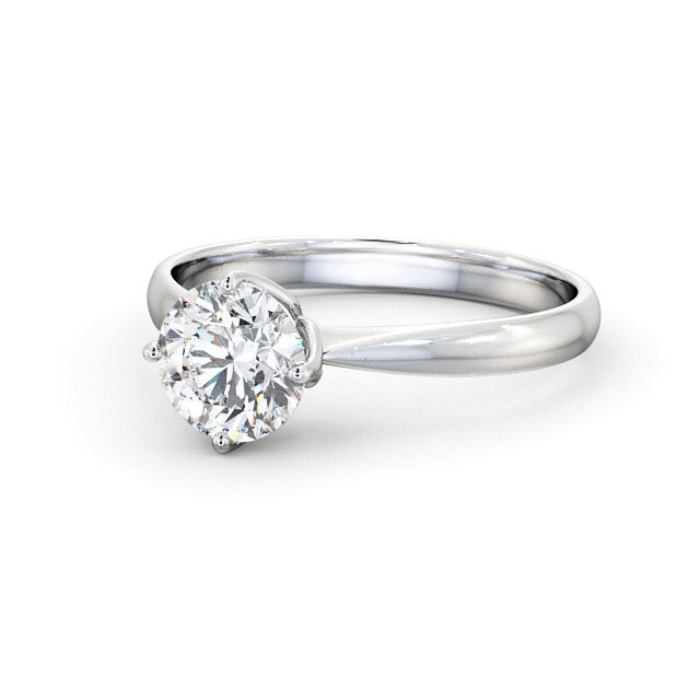 Lab Diamond Round Ring - Solitaire - Engagement Ring