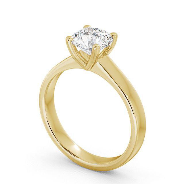 Lab Diamond Round Ring - Solitaire - Engagement Ring