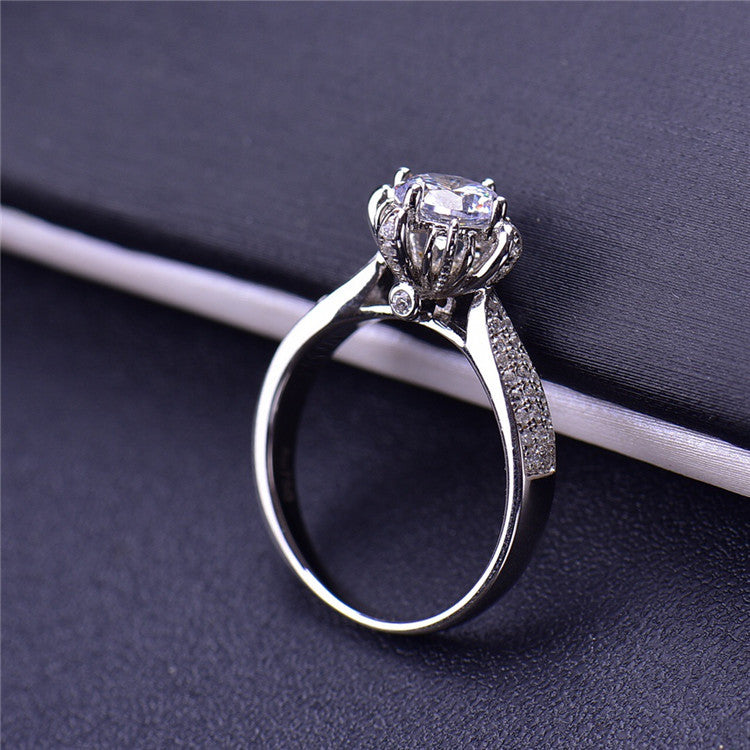 MOISSANITE ENGAGEMENT RING, ROUND CUT 1.00-2.00CT,  VINTAGE STYLE