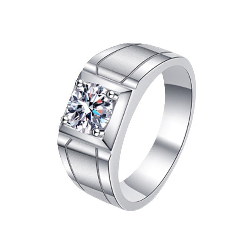 MOISSANITE ENGAGEMENT RING, Radiant Cut 0.50CT-5CT, Set Ring