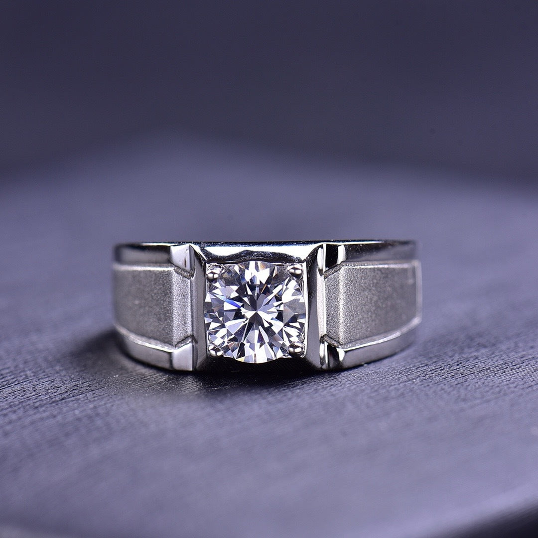 MOISSANITE ENGAGEMENT RING, Radiant Cut 0.50CT-5CT, Set Ring