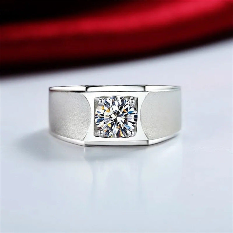 MOISSANITE ENGAGEMENT RING, Radiant Cut 0.50CT-2CT, Set Ring