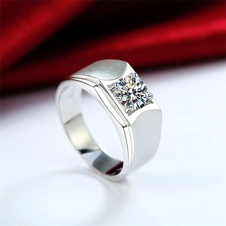 MOISSANITE ENGAGEMENT RING, Radiant Cut 0.50CT-2CT, Set Ring