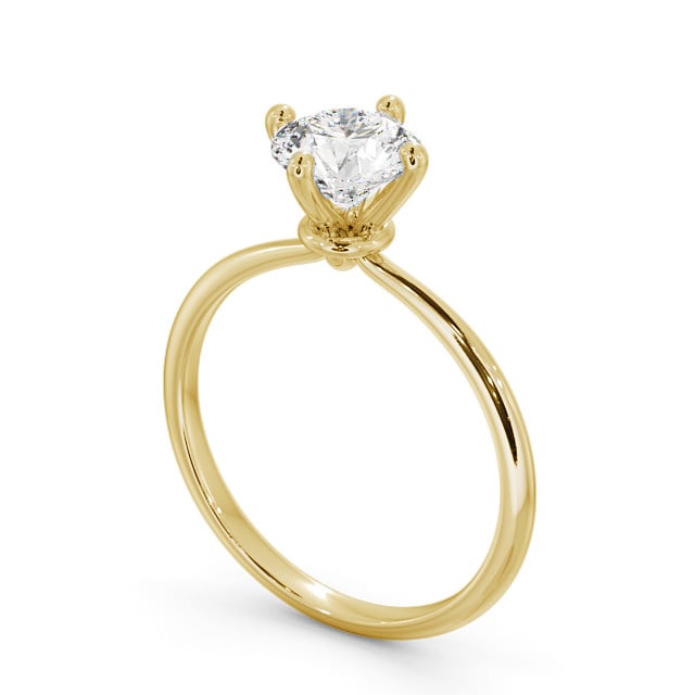 Lab Diamond Round Ring - Solitaire - Engagement Ring