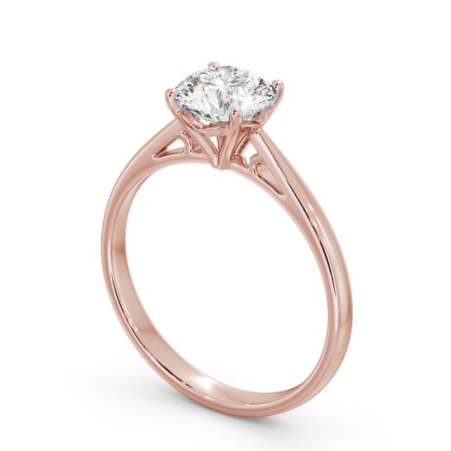 Lab Diamond Round Ring - Solitaire - Engagement Ring