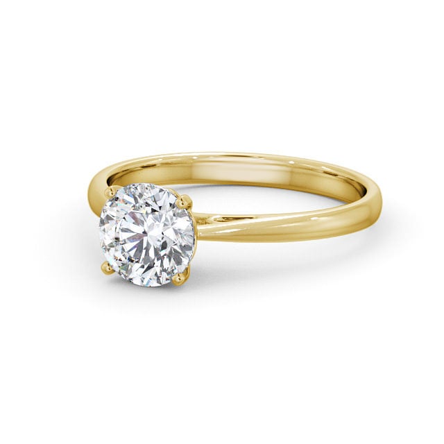 Lab Diamond Round Ring - Solitaire - Engagement Ring