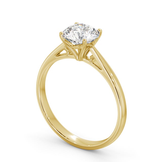 Lab Diamond Round Ring - Solitaire - Engagement Ring