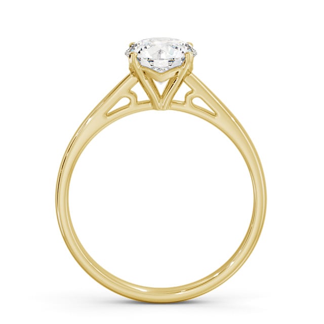 Lab Diamond Round Ring - Solitaire - Engagement Ring