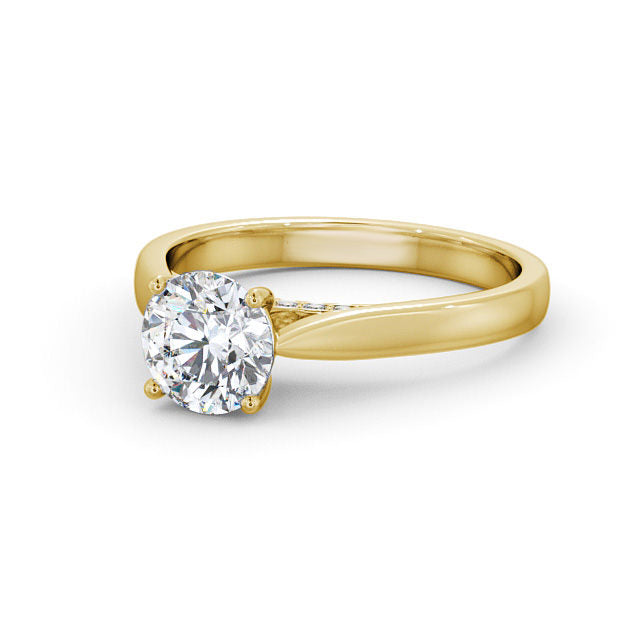 Lab Diamond Round Ring - Solitaire - Engagement Ring