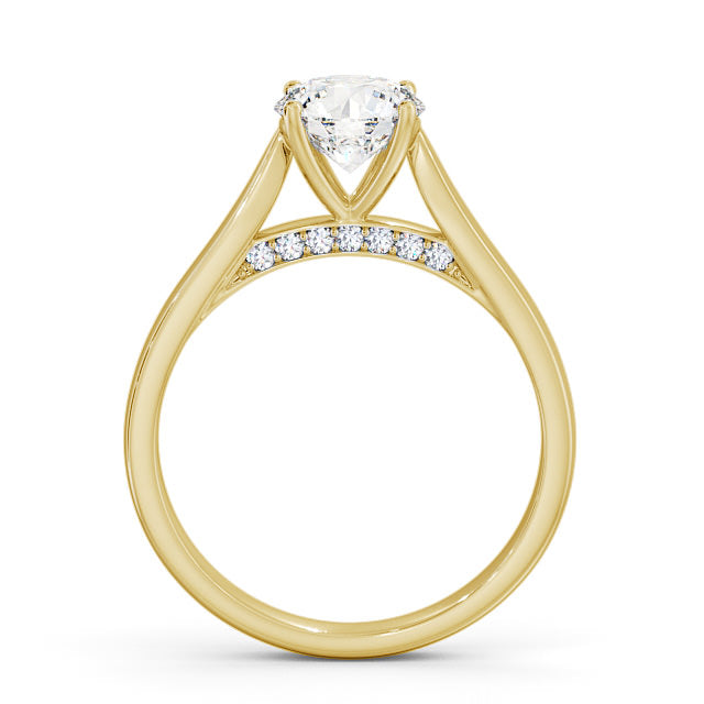 Lab Diamond Round Ring - Solitaire - Engagement Ring