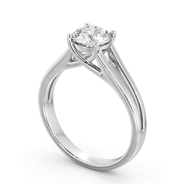 Lab Diamond Round Ring - Solitaire - Engagement Ring