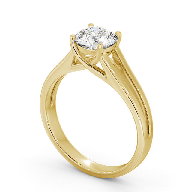 Lab Diamond Round Ring - Solitaire - Engagement Ring