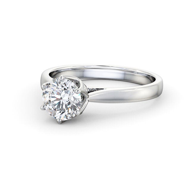 Lab Diamond Round Ring - Solitaire - Engagement Ring