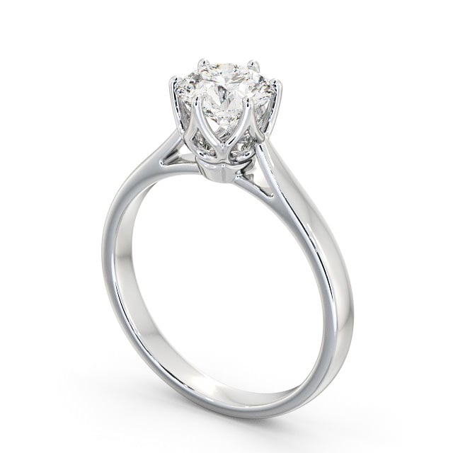 Lab Diamond Round Ring - Solitaire - Engagement Ring