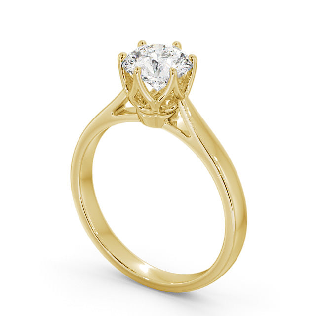 Lab Diamond Round Ring - Solitaire - Engagement Ring