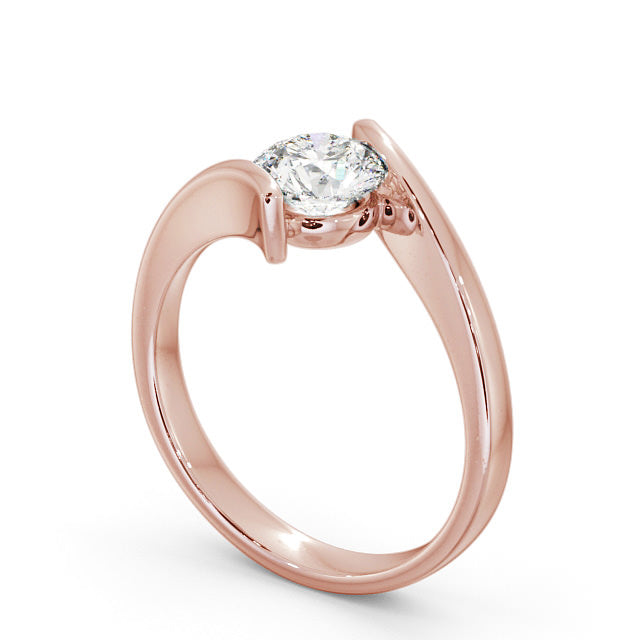 Lab Diamond Round Ring - Solitaire - Engagement Ring