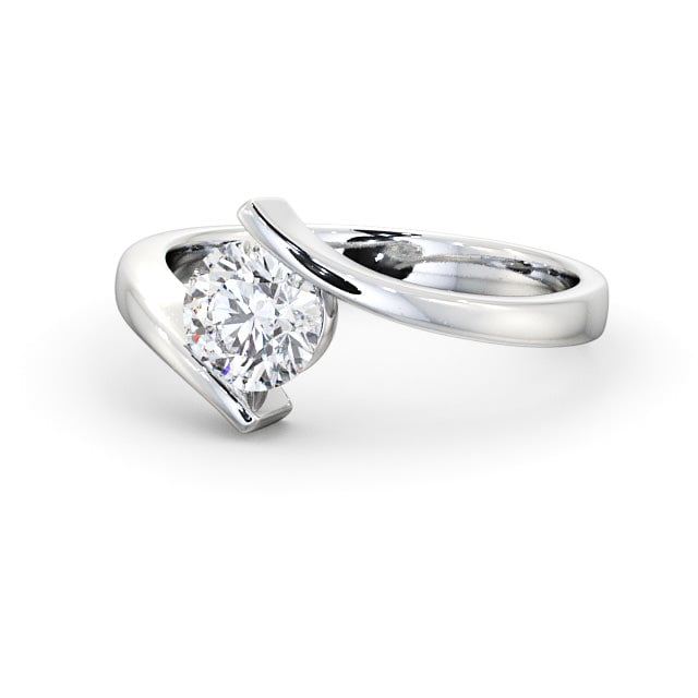 Lab Diamond Round Ring - Solitaire - Engagement Ring