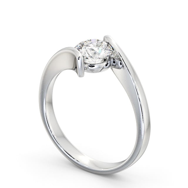 Lab Diamond Round Ring - Solitaire - Engagement Ring