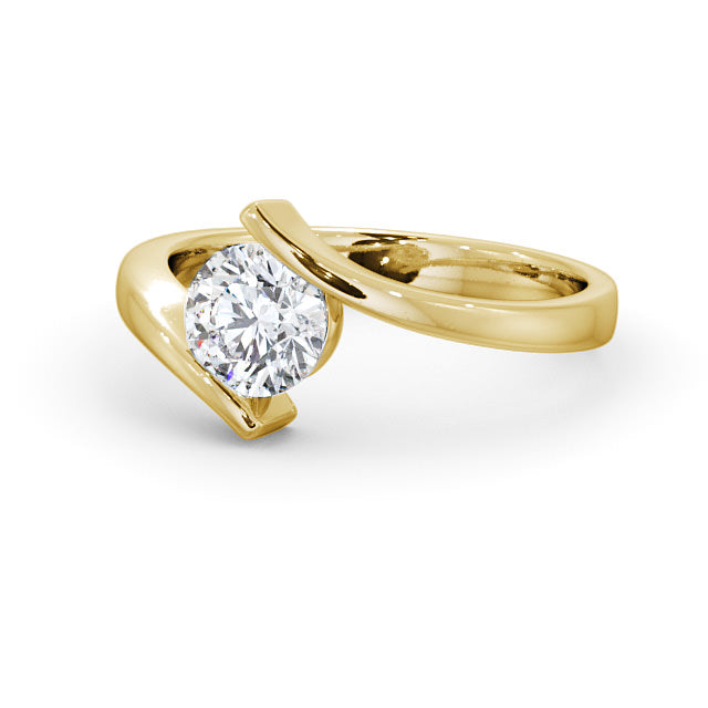 Lab Diamond Round Ring - Solitaire - Engagement Ring