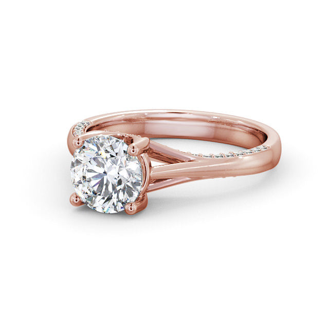 Lab Diamond Round Ring - Solitaire - Engagement Ring