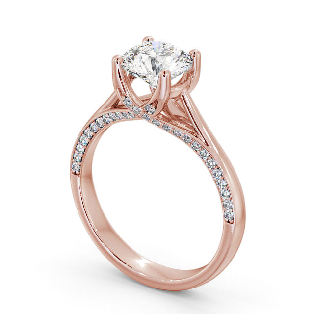 Lab Diamond Round Ring - Solitaire - Engagement Ring