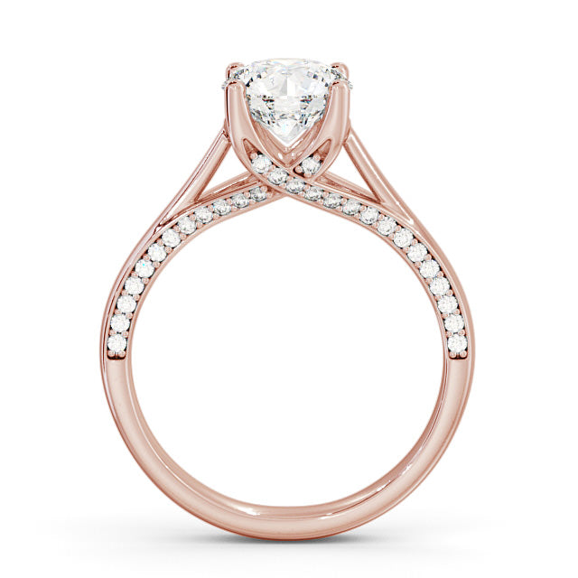 Lab Diamond Round Ring - Solitaire - Engagement Ring