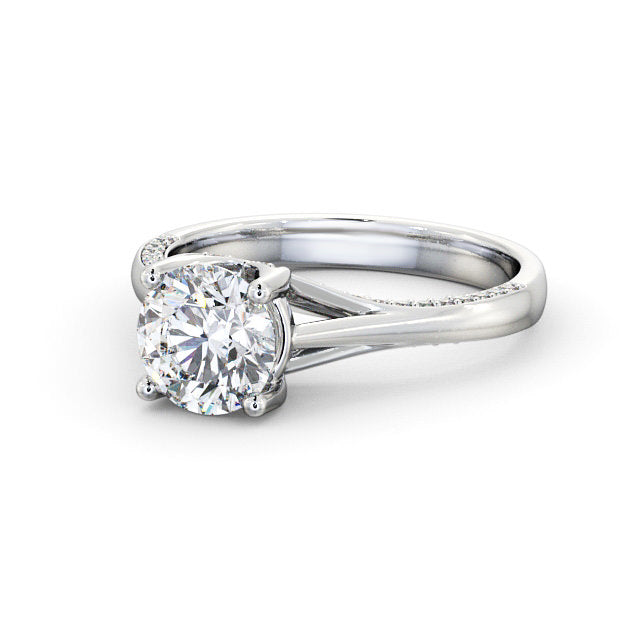 Lab Diamond Round Ring - Solitaire - Engagement Ring