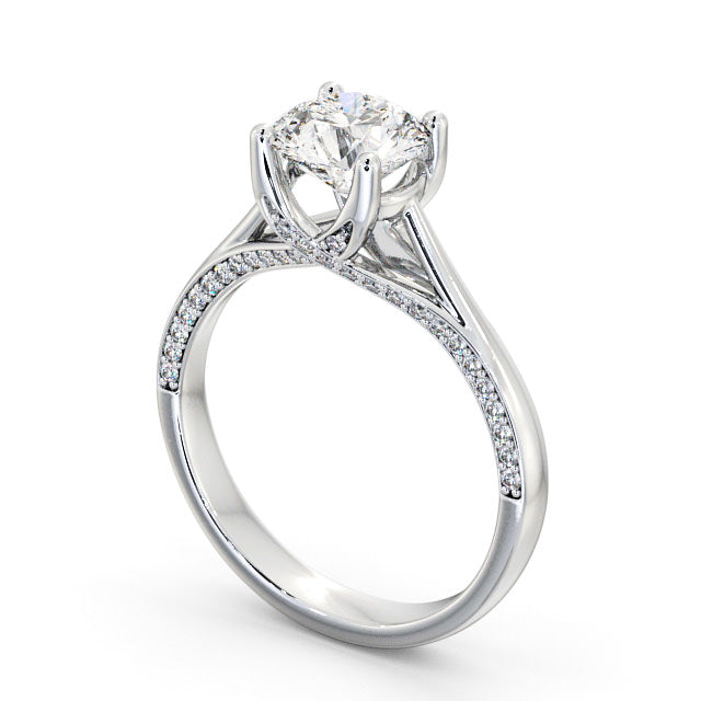 Lab Diamond Round Ring - Solitaire - Engagement Ring