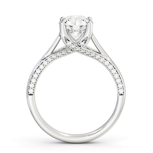 Lab Diamond Round Ring - Solitaire - Engagement Ring