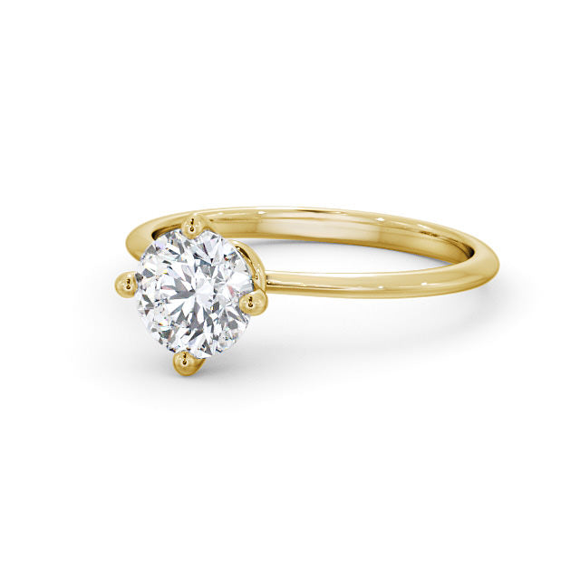 Lab Diamond Round Ring - Solitaire - Engagement Ring