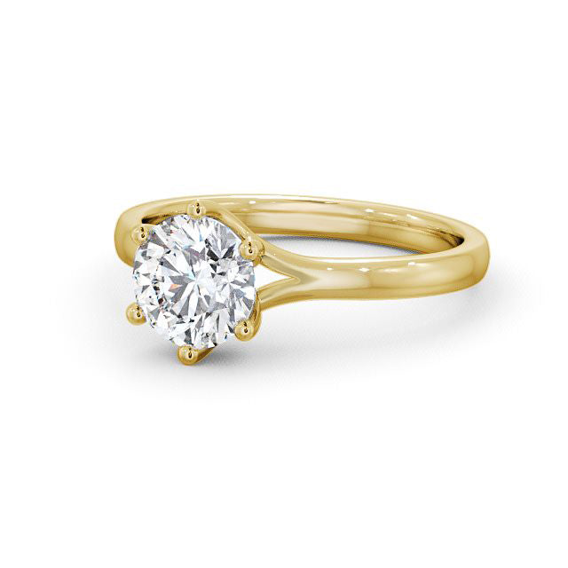 Lab Diamond Round Ring - Solitaire - Engagement Ring