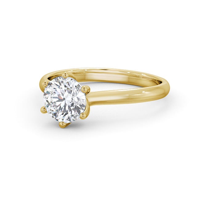 Lab Diamond Round Ring - Solitaire - Engagement Ring