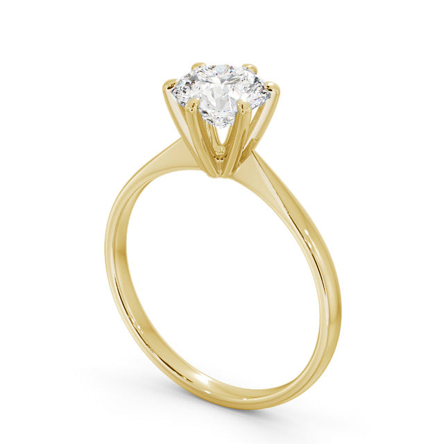 Lab Diamond Round Ring - Solitaire - Engagement Ring