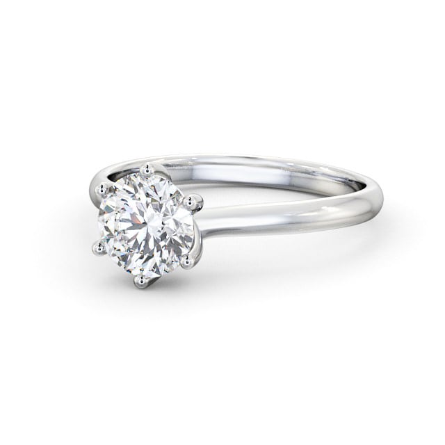 Lab Diamond Round Ring - Solitaire - Engagement Ring