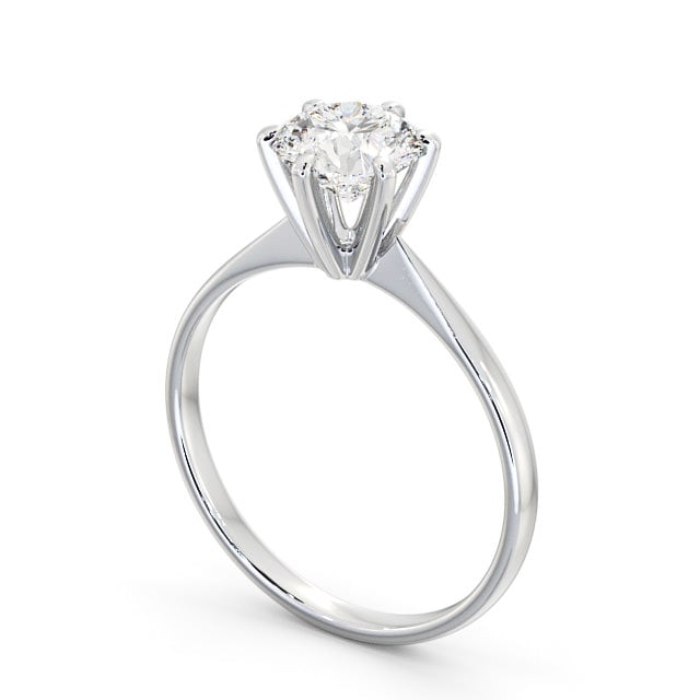 Lab Diamond Round Ring - Solitaire - Engagement Ring