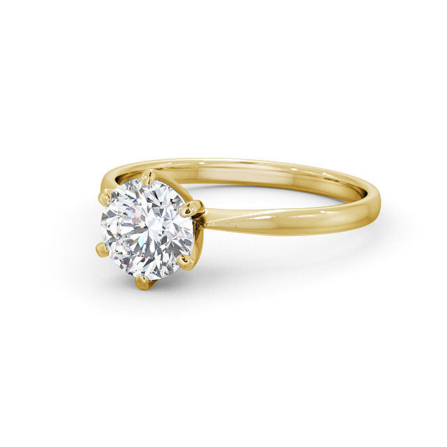 Lab Diamond Round Ring - Solitaire - Engagement Ring