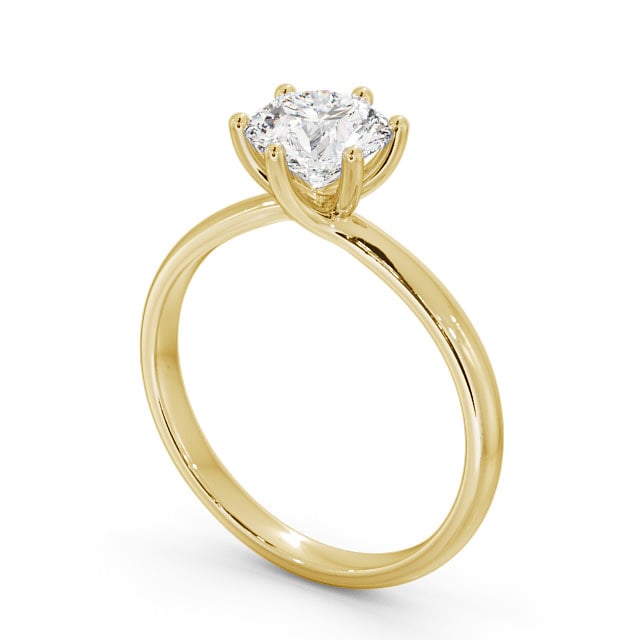 Lab Diamond Round Ring - Solitaire - Engagement Ring