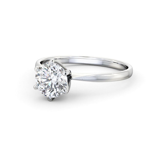 Lab Diamond Round Ring - Solitaire - Engagement Ring